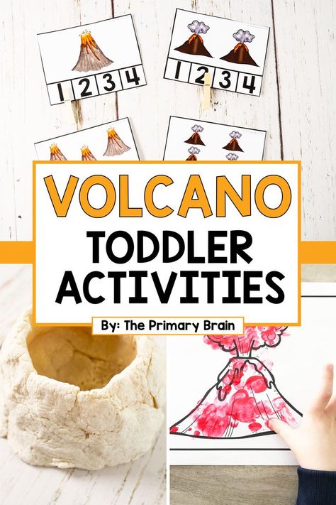 Volcano toddler activites Fine And Gross Motor Activities, Gross Motor Activity, Math Crafts, Toddler School, Gross Motor Activities, School Curriculum, Tot School, Fine Motor Activities, Gross Motor