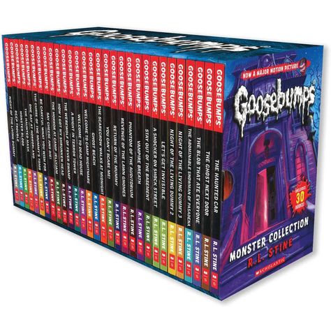 Rl Stine Goosebumps, Goosebumps Monsters, Country Diary Of An Edwardian Lady, Lawn Gnome, Scaring People, Monster Box, Monster Collection, Goosebumps Books, Abominable Snowman