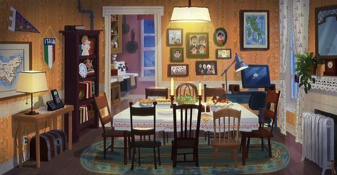 The Mario Movie, Movie Concept Art, Super Mario Movie, Mario Movie, The Super Mario Bros Movie, Super Mario Bros Movie, Family Apartment, Mario Nintendo, Paper Mario