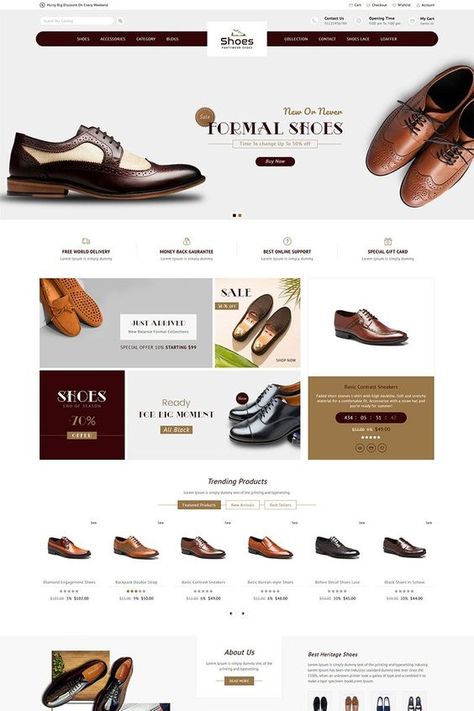 Shoes Web Design, Designer Shoes Gucci, Fashion Website Design, Online Store Design, Designer Shoes Sneakers, Shop Mobile, Web Design Mobile, Best Website Design, Mobile Store