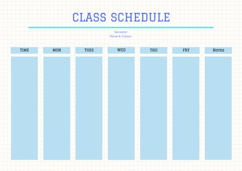 Blue schedule. Class Schedule Template, Schedule Templates, Class Schedule, Schedule Template, Blue Block, Lavender Blue, Bar Chart, Blue White, Lavender