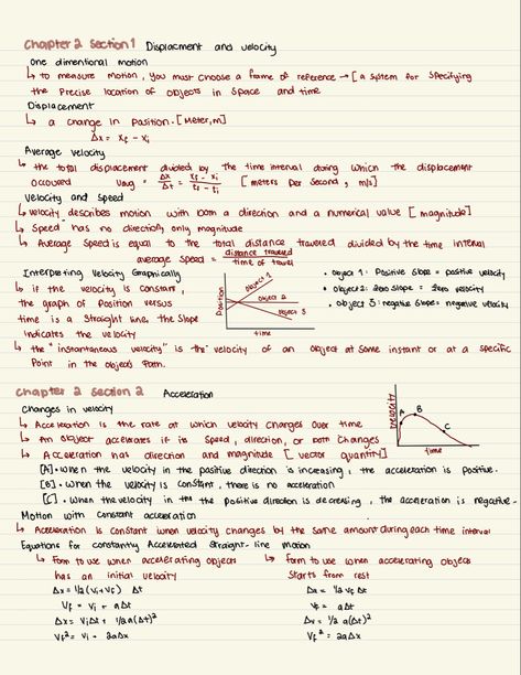 Acceleration Physics Notes, Acceleration Physics, A Level Physics Notes, Notes Physics, Ap Physics, Notes Inspo, Organization Notes, Letter Blends, How To Study Physics