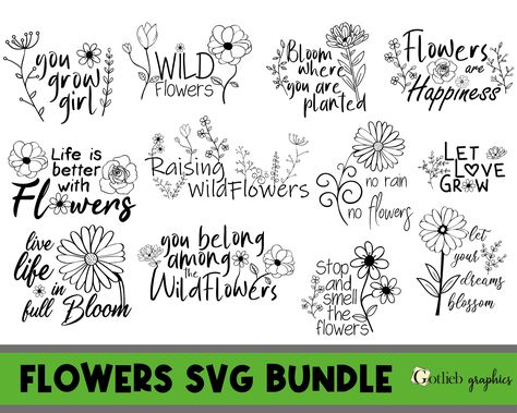 Flower Sayings, Citation Nature, Wild Flower Quotes, Flower Quote, Mum Quotes, Spring Svg, Spring Quotes, Flowers Svg, Boxing Quotes