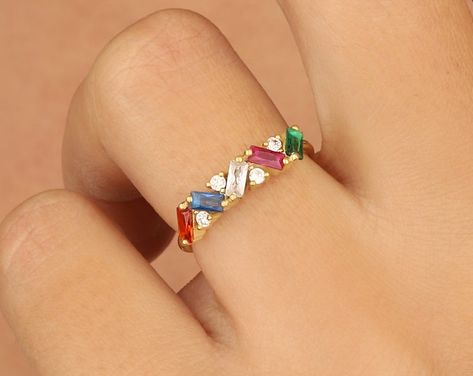 Stackable Birthstone Rings Mothers, Birthstones Ring, Stackable Birthstone Rings, Birthstone Ring Mothers, Marquise Cut Rings, Rings Personalized, Family Ring, Birthstone Rings, Family Rings