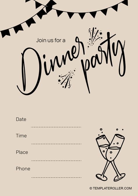 Team Dinner, Cover Letter Format, Dinner Invitation Template, Paper Art Design, Invitation Flyer, Party Invite Design, Letter Format, Dinner Invitation, Dinner Invitations