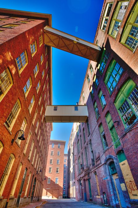 Brick Canyon, Lowell MA Lowell Massachusetts, Cape Ann, My Roots, My Town, Pinterest Board, Massachusetts, The Streets, Multi Story Building, Boston