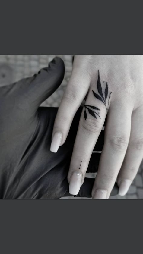 Finger Band Tattoos For Women, Ring Tattoo Cover Up, Plant Tattoo Finger, Vine Wedding Ring Tattoo, Finger Vine Tattoos For Women, Leaf Ring Tattoo, Finger Coverup Tattoo, Vine Tattoo On Hand, Ring Finger Tattoo Cover Up