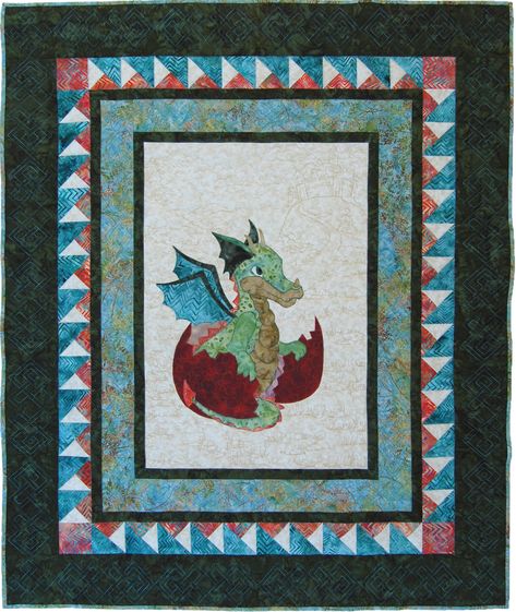 Baby Dragon Quilt… | Painting With Thread Dragon Quilts, Wallhanging Patterns, Baby Boy Quilt Patterns, Dragon Quilt, Quilt Board, Boys Quilt Patterns, Painting Instructions, Sewing Quilts, Kids Quilts