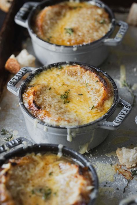 Whisper Of Yum, Ramekin Recipe, Buns In My Oven, Oh Sweet Basil, Oven Safe Bowls, Onion Chicken, Sweet Basil, Gooey Cheese, French Onion Soup