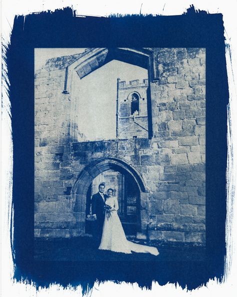 Wedding Cyanotype vividimpactphotog... Cyanotype Wedding, Cyanotype Invitation, Moon Print, Photography Camera, Blue Moon, Photography Inspo, Future Wedding, Printmaking, Dream Wedding