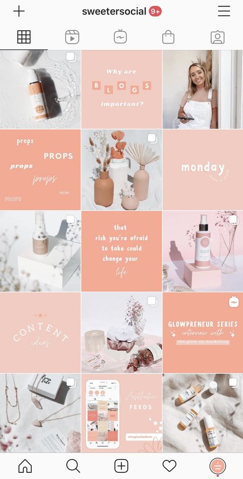 Instagram Layout Idea! She's aesthetic, visually appealing and most importantly SWEET. We love a good Instagram checkerboard theme. Instagram Feed Planner, Instagram Feed Layout, Puzzle Template, Instagram Brand, Instagram Theme Feed, Instagram Feed Ideas Posts, Instagram Template Design, Instagram Grid, Feed Insta