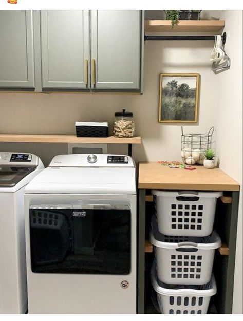 Gold Laundry Room, Laundry Room Update, Dream Laundry Room, Basement Laundry, Laundry Room Layouts, Laundry Room Renovation, Laundry Room Cabinets, Laundry Room Inspiration, Laundry Room Remodel