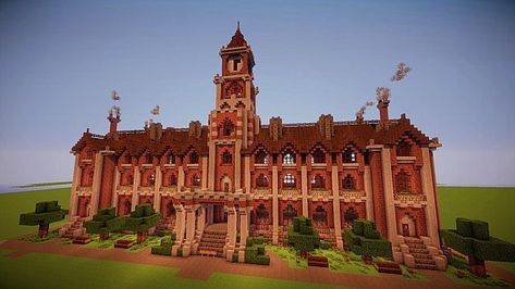 Minecraft Town, Victorian Town, Minecraft Building Guide, Minecraft Steampunk, Minecraft City Buildings, Minecraft Houses Blueprints, Minecraft Structures, Minecraft Cottage, Easy Minecraft Houses