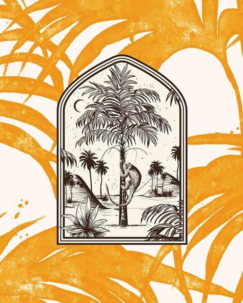 L Wallpaper, 로고 디자인, Art Abstract, Graphic Design Inspiration, Palm Tree, Art Inspo, Illustration Design, Design Studio, Illustration Art