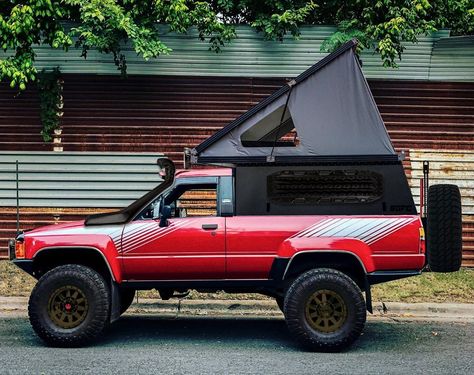 Camping 4runner, Vanlife Ideas, Land Cruiser 4x4, 1st Gen 4runner, Toyota Truck, Toyota 4runner Trd, Truck Bed Camper, Overland Truck, Expedition Truck