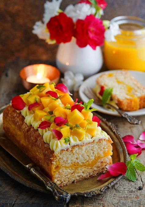 15 Delicious Eggless Desserts To Make For Mum - Happy Mother's Day - Mango Dessert, Eggless Cake Recipe, Eggless Desserts, Eggless Recipes, Donna Hay, Eggless Baking, Biscuits Easy, Eggless Cake, Biscuit Cake