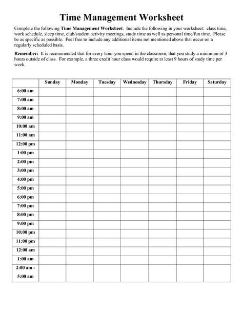 Weekly Time Management Schedule, Time Audit Worksheet, Nursing School Study Schedule Time Management, Time Management Worksheet Free Printable, Life Planning Worksheet, Study Calendar Time Management, Life Audit Worksheet, Procrastination Worksheet, Time Management Sheet