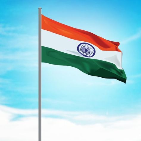 Indian National Flag is a tricolour flag, in equal proportion of deep saffron on the top, white in the middle and dark green at the bottom. This flag has the rich evolution that evolved from 1800s. #Indian #India #national #flag #tricolour #saffron #white #green #respect #proud #proudindia Tiranga Photo, Heritage Illustration, Orange Flag, Tricolor Flag, गणतंत्र दिवस, Flag India, Indian Flag Photos, Flag Of India, Tricolour Flag