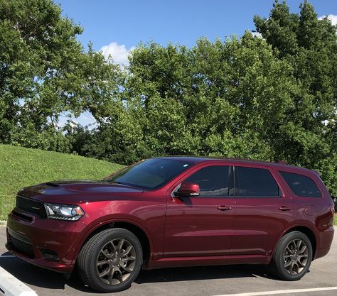 2018 Dodge Durango R/T with Hemi- Octane Red Best 3rd Row Suv, Affordable Suv, Car Window Repair, Best Headlights, Subcompact Suv, 3rd Row Suv, Dodge Cars, Hyundai Santa Fe Sport, Buick Envision