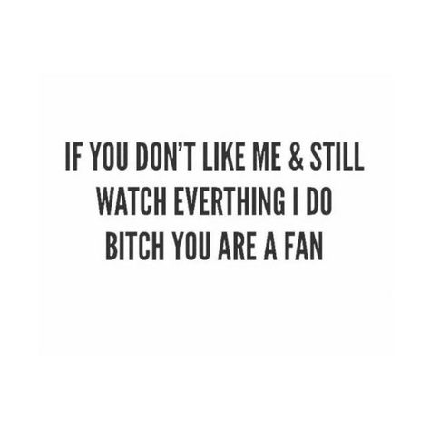 Pardon the language but .. Don't stress about haters - you'll always have them on social media - just take that constant following as flattery - consider your fan base 1 & keep being fabulously STRONG. .. Never stop improving on & growing YOU because the opinion of someone else. .. You started your journey for yourself anyways right? .. Bye girl! Jealous Quotes, Diet Motivation Quotes Funny, Jealousy Quotes, Quotes About Haters, Diet Motivation Quotes, Sassy Quotes, Trendy Quotes, Badass Quotes, Queen Quotes