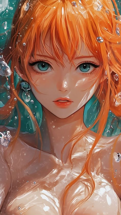 4k Images, One Piece Fan Art, Fairy Tail Lucy, One Piece Nami, Nami One Piece, One Peice Anime, Digital Painting Tutorials, Cool Anime Pictures, Anime Pictures