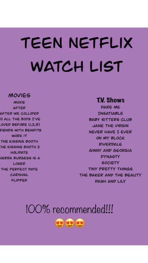 Things To Watch On Netflix List, Love Your Body Quotes, Netflix List, Body Quotes, Things To Watch, Kissing Booth, Never Have I Ever, Jane The Virgin, Perfect Date