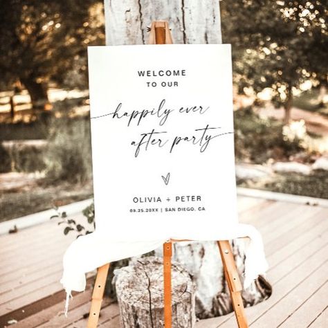 $46.25 | Wedding Welcome Sign | Happily Ever After Party - welcome sign, minimalist wedding welcome sign, wedding welcome sign, modern minimalist, boho welcome sign, happily ever after party, wedding reception welcome sign, happily ever after, reception welcome sign, happily ever after sign Welcome Party Decor, Happily Ever After Party, Ever After Party, Welcome Party, Bridal Shower Welcome Sign, Wedding Posters, Welcome Poster, Wedding Welcome Sign, Welcome To The Party