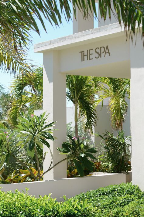 Spa Profile: The Spa at Four Seasons Resort Anguilla &mdash; The Spa Insider Tropical Spa Interior Design, Spa Exterior Design, Hotel Spa Design, Spa Exterior, Tropical Spa, Business Vibes, Spa Vibes, Holistic Spa, Body And Skin Care