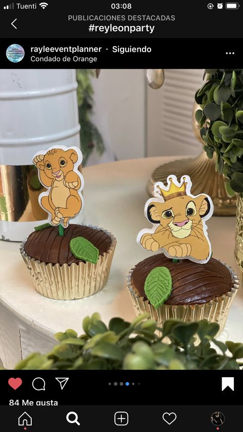 Simba Birthday, Lion King 1, Lion King Birthday, 1 Year Birthday, Baby Shawer, Instagram Story Ideas, Lion King, Gingerbread Cookies, Kids Birthday