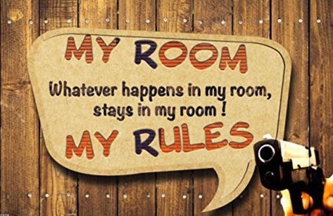 Hostel Room Decoration Wall Art, Hostel Room Decor Ideas, Door Quotes, Hostel Room, Hd Quotes, My Rules, Book Art Diy, Indoor Garden Ideas, Perfect Garden