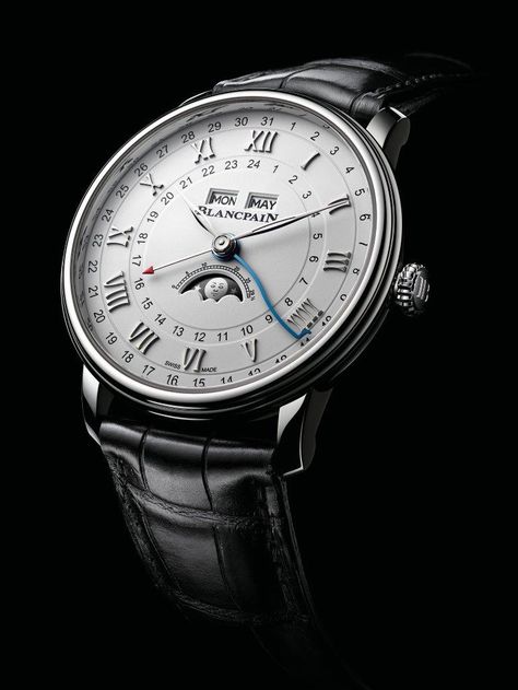 Blancpain Villeret, Big Watches, Mens Fashion Watches, Best Watches For Men, Patek Philippe, Tag Heuer, Mens Fashion Trends, Swiss Watches, Mechanical Watch