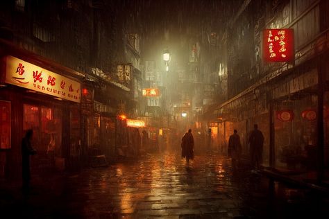 #ai #aiart #midjourney #chinatown Chinatown Concept Art, Chinatown Aesthetic, Siren Queen, Edits Capcut, Capcut Pfp, Steampunk Games, Environment Inspiration, China Town, Clubbing Aesthetic