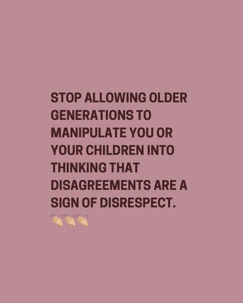 Have you ever found yourself in a mild disagreement with an elder family member, only to feel like it's being perceived as disrespect? It's a common scenario, moving stealthily through generations, where open dialogue is taken for disagreement and disagreement becomes “disrespectful”. My goal is to maintain conversations as open and inclusive, encouraging a blend of perspectives without closing down communication. Disagreement is not an indication of a lack of respect; rather, it's an op... Disrespectful Grandparents Quotes, Preteen Quotes, Being Perceived, Mom Struggles, Grandparents Quotes, Parenting Style, Lack Of Respect, Old Patterns, Step Parenting