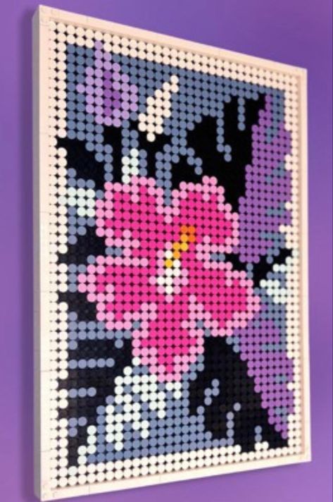 Lego Set Display, Fence Weaving, Lego Dots, Lego Mosaic, Seed Bead Projects, Lego Inspiration, Disney Starbucks, Shop Lego, Drawing Pattern