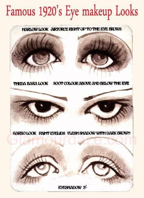 ladylilyvanity:  Famous 1920’s Eye makeup Looks Biba Makeup, 20s Makeup, 1920s Makeup, Kunst Tattoos, Flot Makeup, Moonrise Kingdom, Vintage Makeup, Arte Inspo, Wow Art