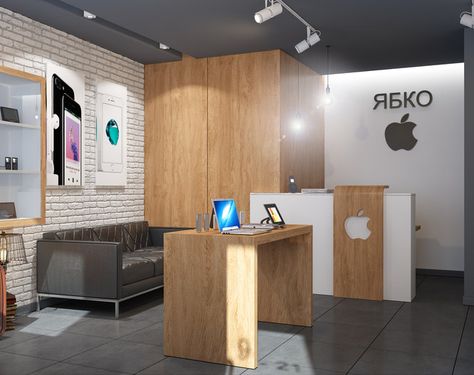 office design, office space, workspace, office, study, study, study design, shop design, gadget store design Gadget Store Design, Phone Shop Design Interiors, Phone Shop Design, Phone Store Design, Apple Store Interior, Apple Store Design, Mobile Shop Design, Ikea Bar, Workspace Office