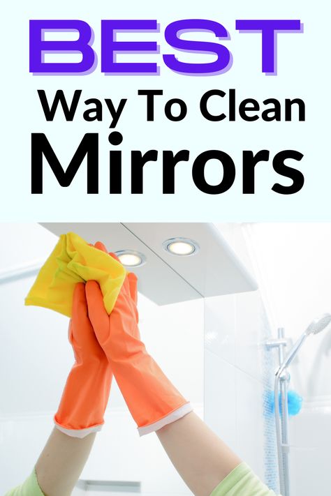 How To Clean A Mirror Without Streaks, Cleaning Mirrors Best Way To, Best Way To Clean Mirrors, Cleaning Mirrors Without Streaks, Clean Mirrors Without Streaks, Mirror Cleaning Hacks, Clean Mirrors, Glass Cleaner Recipe, Diy Glass Cleaner