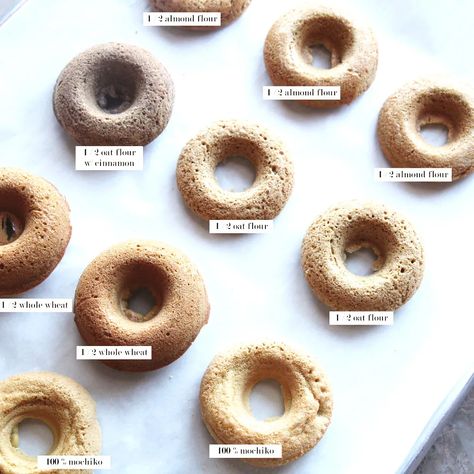 Baked Mochi Donut Recipe, Baked Mochi Donut, Mochi Donut Recipe, Baked Mochi, Almond Flour Oatmeal, Mochi Donuts Recipe, Mochi Recipes, Oatmeal Cinnamon, Mochi Donut