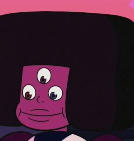 Garnet Pfp, Steven Universe Reaction, Weird Smile, Garnet Steven Universe, Steven Uni, Steven Universe Memes, Steven Universe Funny, I'm A Loser, Steven Universe Characters