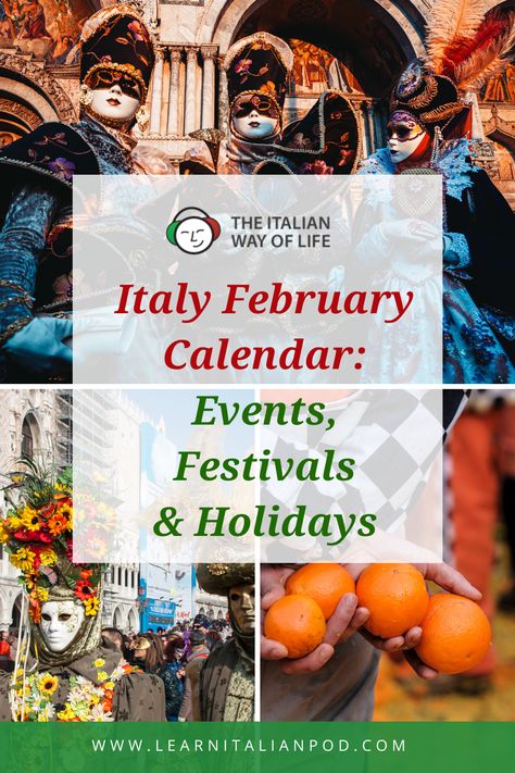 Immerse yourself in the vibrant tapestry of Italy in February with our comprehensive guide covering all the notable events, festivals, and holidays. From the spirited celebration of "Carnevale" to intimate local gatherings, embrace the warmth and energy that reverberates throughout the month. Your journey into the heart of Italy's cherished February customs starts here! #ItalyEventsInFebruary #ItalyFestivalsInFebruary #ItalyHolidaysInFebruary #ItalyCalendarInFebruary Italy February, Italy In February, Saint Agatha, February Calendar, February Holidays, 21st Anniversary, Italian Holiday, Joyous Celebration, Holiday Calendar