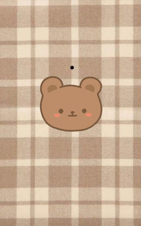 Ddaeso Wallpaper Brown, Bear Brown Wallpaper, Cute Brown Bear Wallpaper, Brown Bear Aesthetic Wallpaper, Teddy Bear Lockscreen, Cute Cartoon Wallpapers Iphone Wallpaper, Brown Bear Cartoon, Iphone Wallpaper Korean, Wallpaper Cute Cartoon