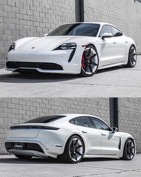 White Porsche Taycan, Porsche Tycan S, Mercedes Brabus, City Vehicles, Porsche Taycan, Automobile Engineering, Porsche Sports Car, Porsche Cars, Top Cars