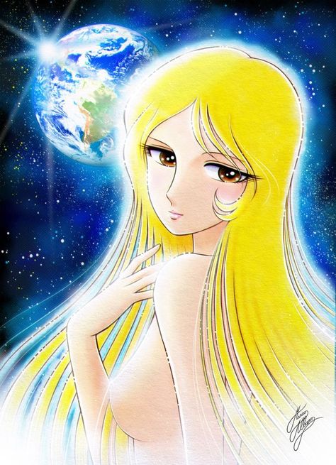 Marco Albiero Artist Mermaid Anime, Dark Alice In Wonderland, Galaxy Express, Old Anime, Animation Design, Animated Cartoons, Sci Fi Art, Anime Comics, Japanese Anime