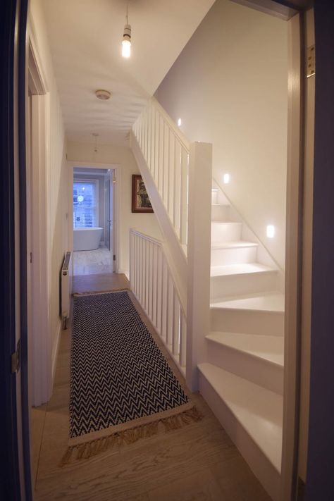 Victorian Loft Conversion Ideas, Victorian Terrace Attic Bedroom, Stairs Terraced House, Stairs For Attic Conversion, Terrace House Kitchen Ideas, Dorma Loft Conversion Attic Rooms, Terraced Loft Conversion, Terraced House Kitchen Ideas, Victorian Loft Bedroom