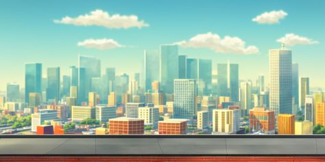 City Background Tutorial, City Background Drawing, City Background Digital Art, Cartoon City, City Animation, Panorama Background Animation, Cartoon Art Background City, Animated City Background, Cartoon City Background