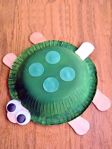 Wildlife Projects, Plates Crafts, Grandchildren Activities, Bowl Craft, Turtle Craft, Cupcake Liner Crafts, Paper Plate Animals, Balloons Ideas, Paper Bowl