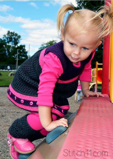 Ella’s Request -Toddler Dress - Free Crochet Pattern!! Toddler Leg Warmers, Box Crochet, Toddler Crochet, Toddler Dress Patterns, Yarn Box, Foundation Single Crochet, Black Crochet Dress, Dress Tutorial, Crochet Kids