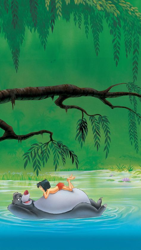 Jungle Book 1967, Jungle Pictures, Disney Camping, Wallpapers For Phone, Jungle Book Disney, Wallpaper Disney, Disney Background, The Jungle Book, Disney Collage