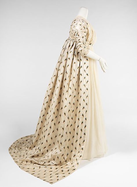 Open robe - c1798 1950 Clothes, Sleeveless Spencer, 1790s Fashion, Regency Clothing, 1700 Fashion, Regency Gown, Historical Costuming, Regency Era Fashion, Historic Fashion