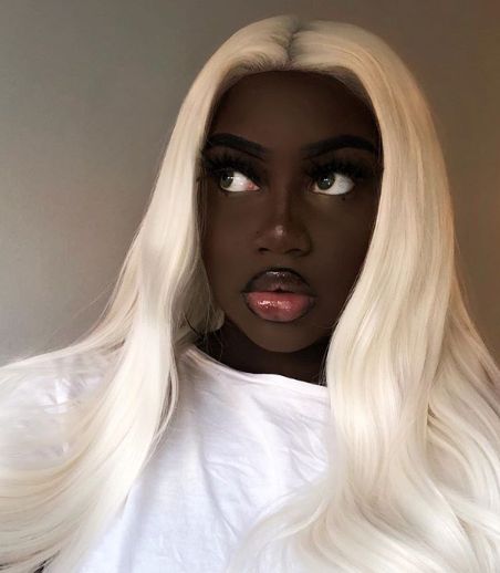 Aicha_Faye is so beautiful. Dark skin and blond hair looks so good on her. Make sure you follow me to @melaninmayhem Clown Wig, Hair Extension Brands, Baddie Outfit, Frontal Hairstyles, Dark Skin Women, Lace Hair, Hair Life, Hair Quality, Synthetic Lace Front Wigs